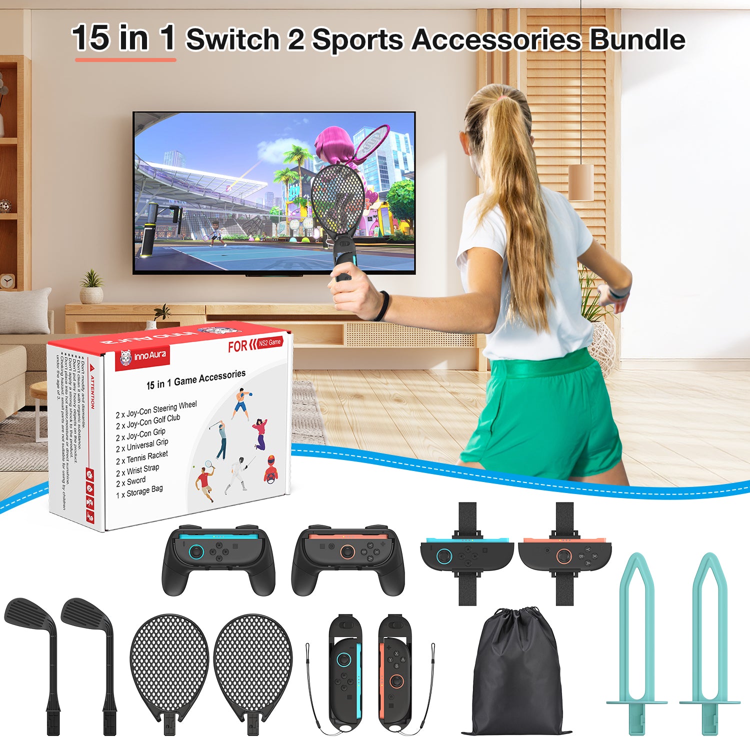Switch 2 Sports Accessories Bundle