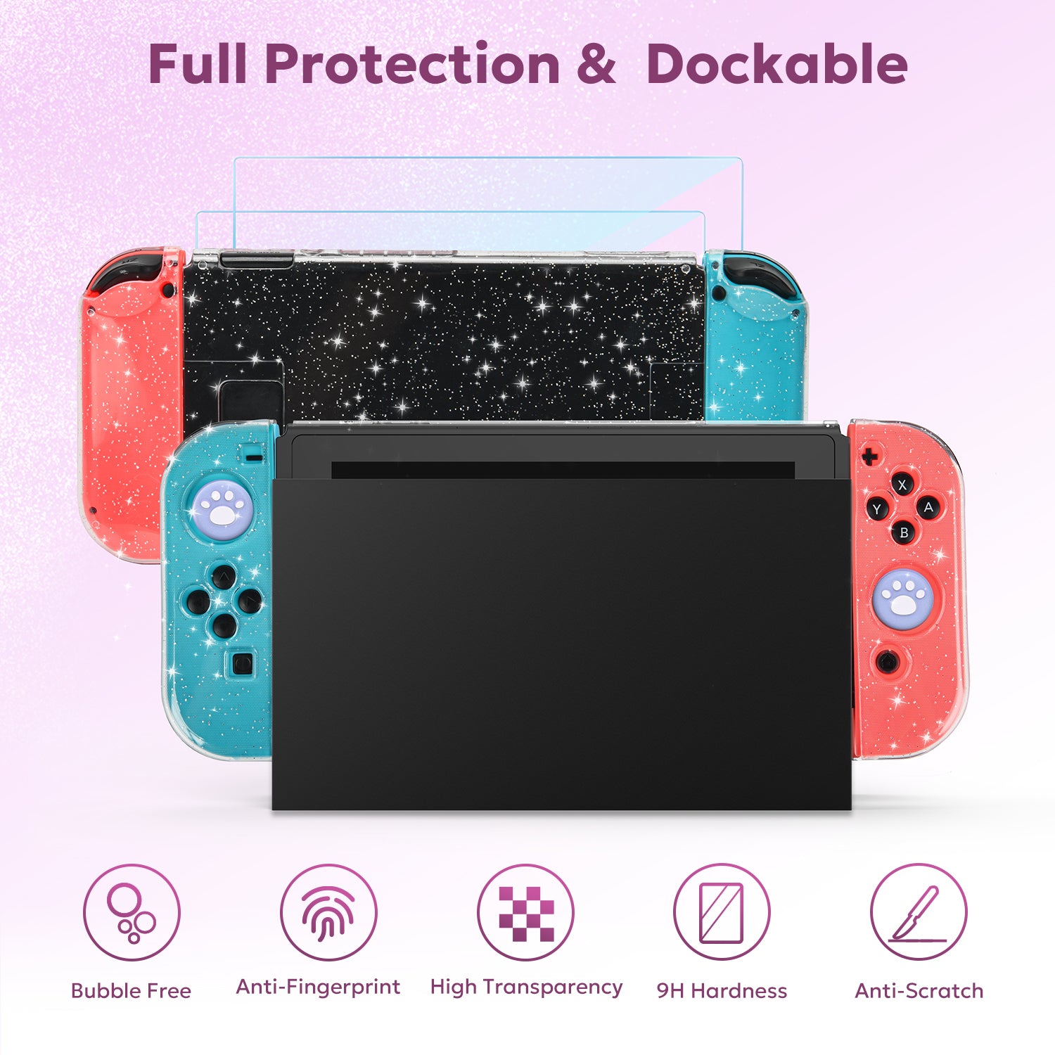 innoAura Switch Travel Case, Protective case for Nintendo Switch