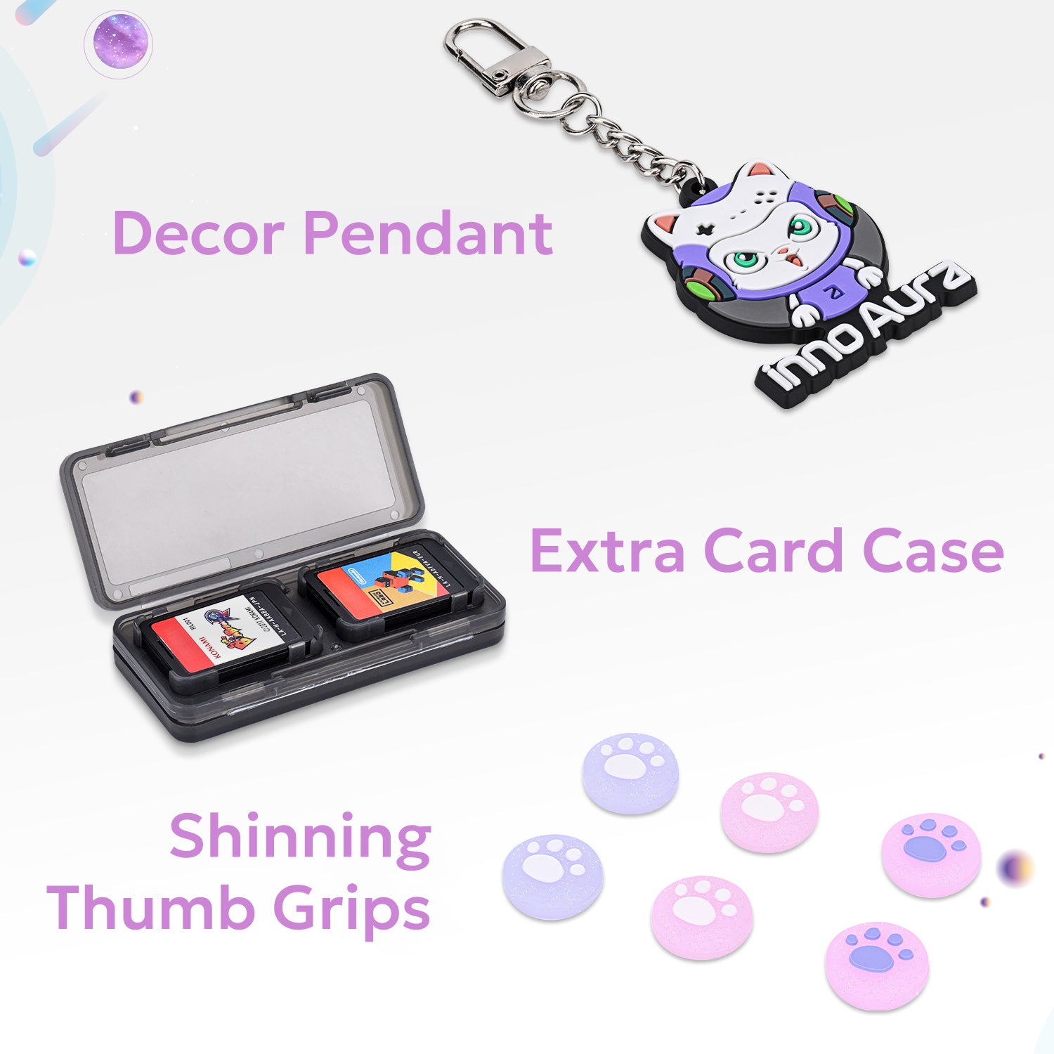 innoAura Switch Case for NS Switch, Switch Carrying Case