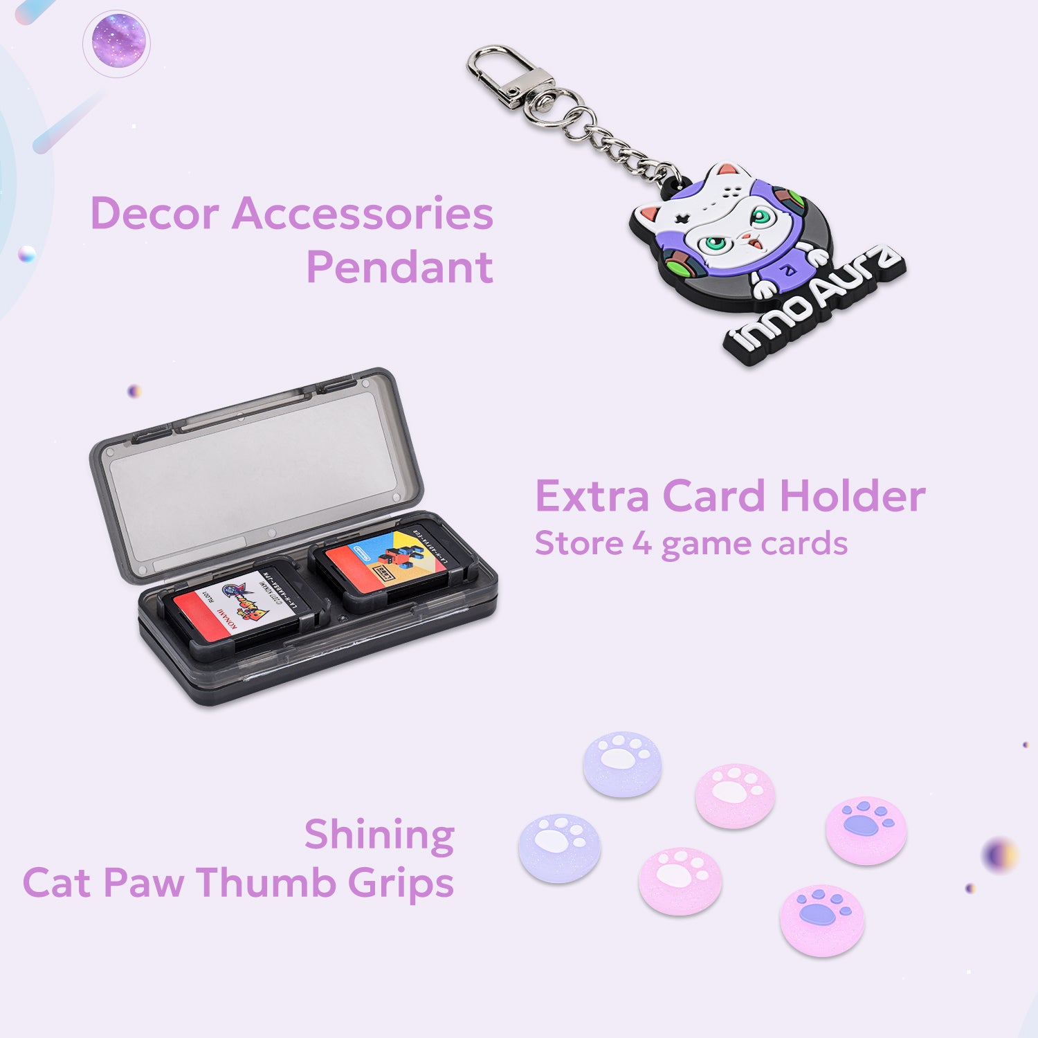 innoAura Switch Carrying Case, Switch Case for NS Switch
