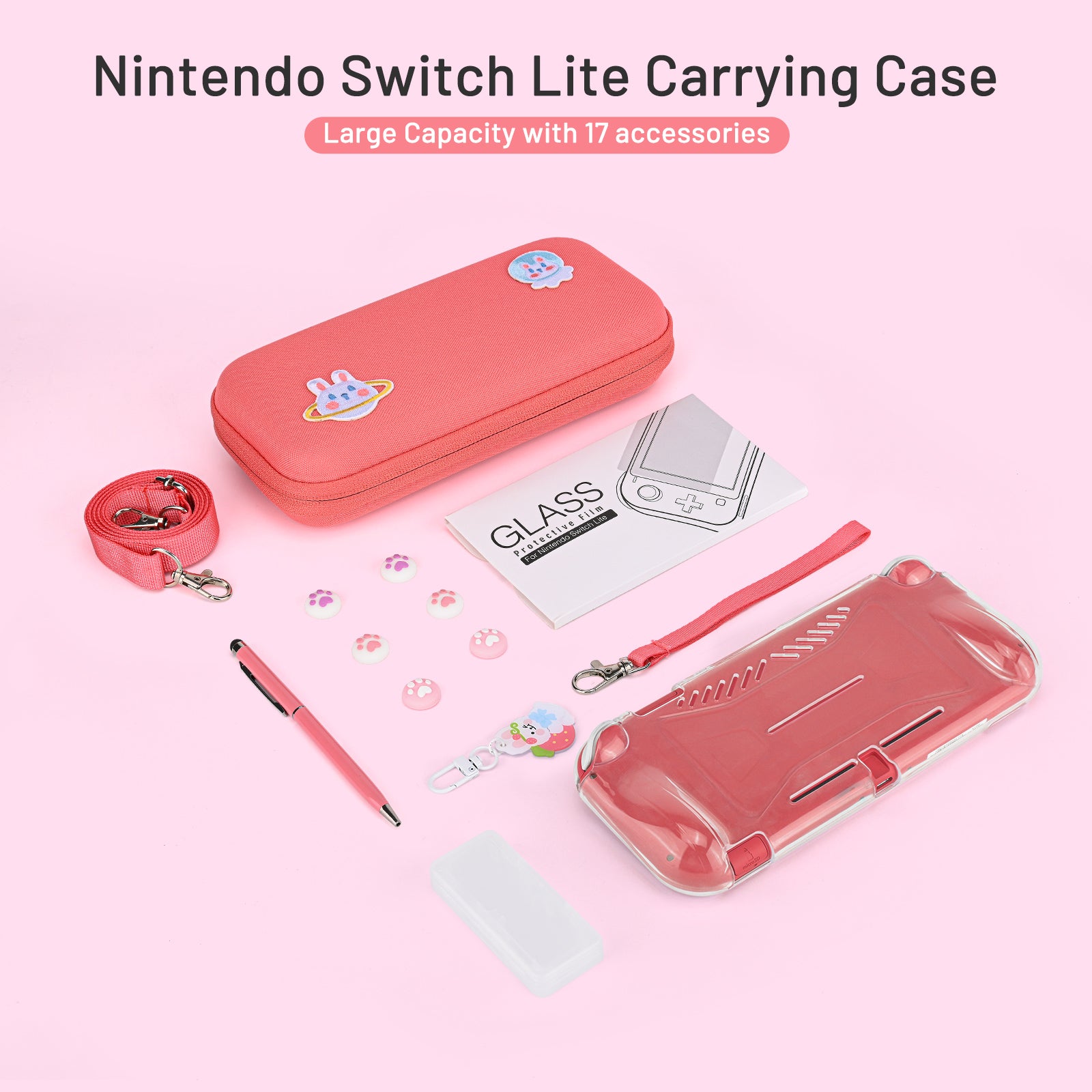 innoAura Hard Lite Case, Nintendo Switch Lite Carrying Case