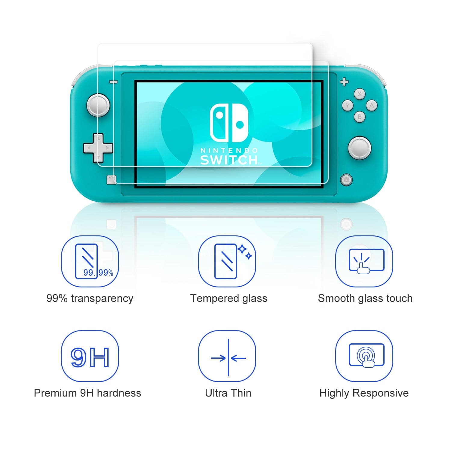 innoAura Hard Carrying Case for Switch Lite with 10 Accessories