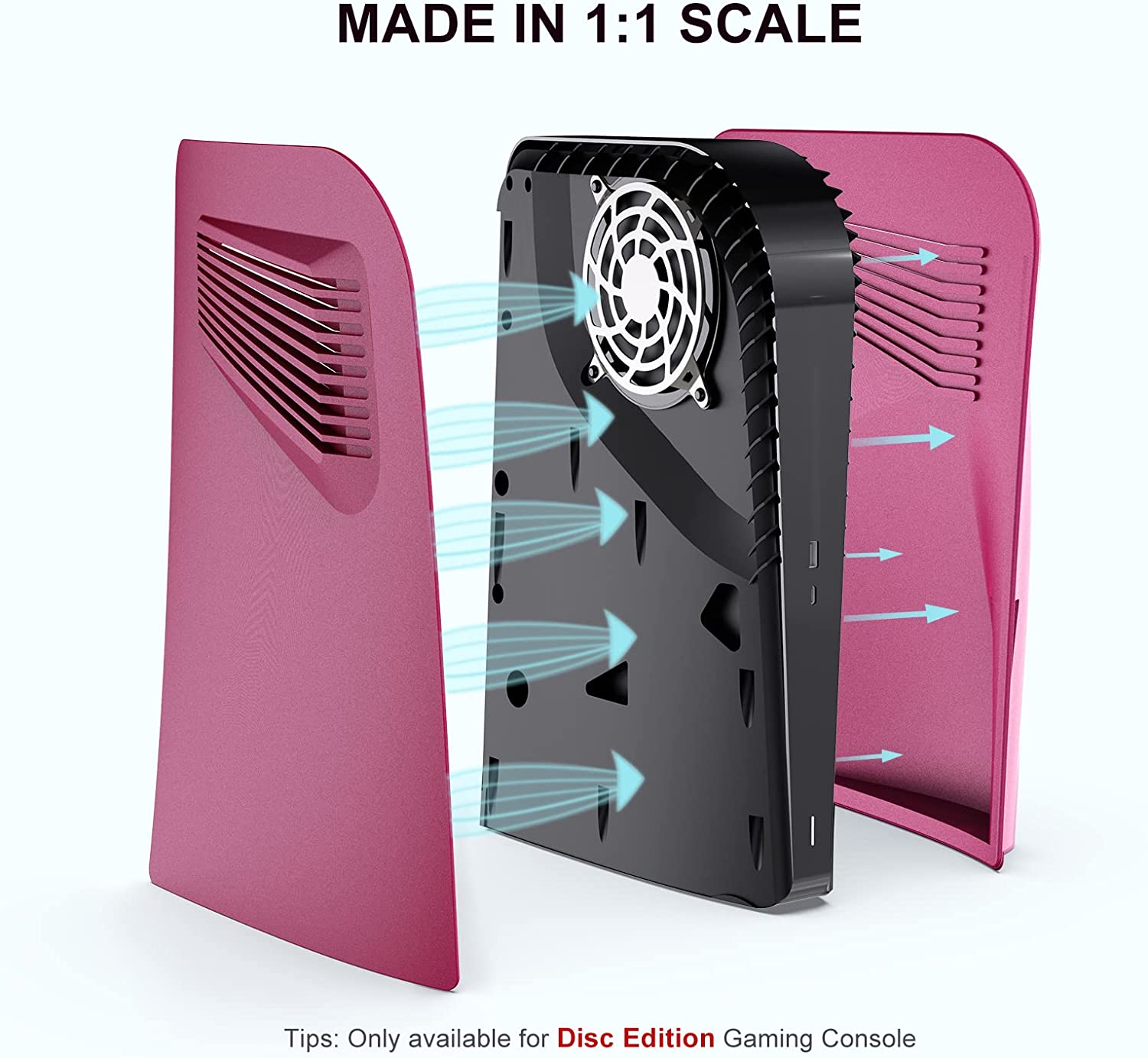 innoAura Hot Seller PS5 Cover Plates for PlayStation 5 Dics Console