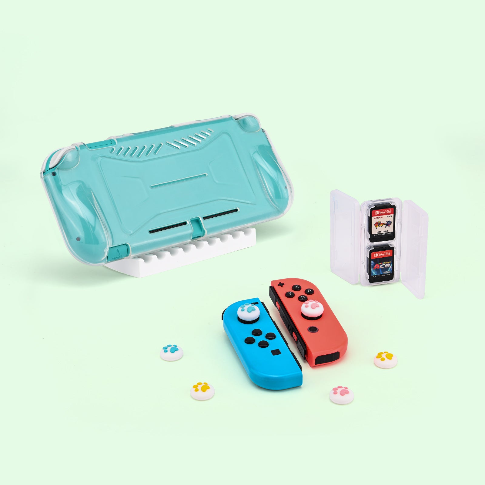 innoAura Nintendo Switch Lite Carrying Case, Lite Thumb Grips
