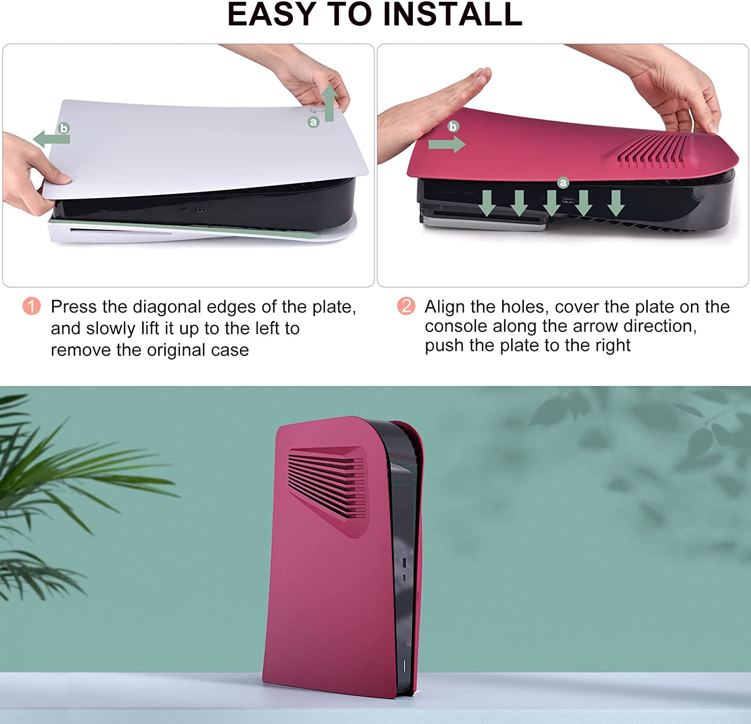 innoAura Hot Seller PS5 Cover Plates for PlayStation 5 Dics Console