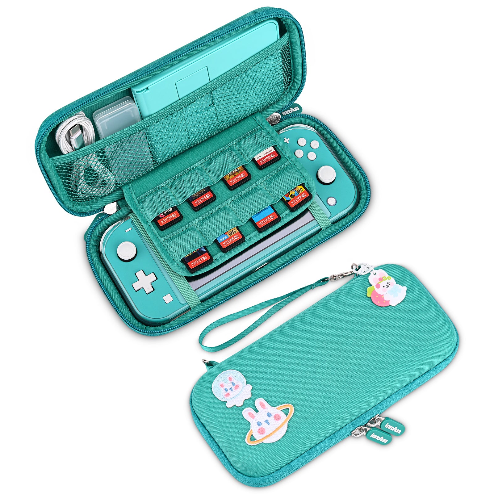 innoAura Nintendo Switch Lite Carrying Case, Lite Thumb Grips