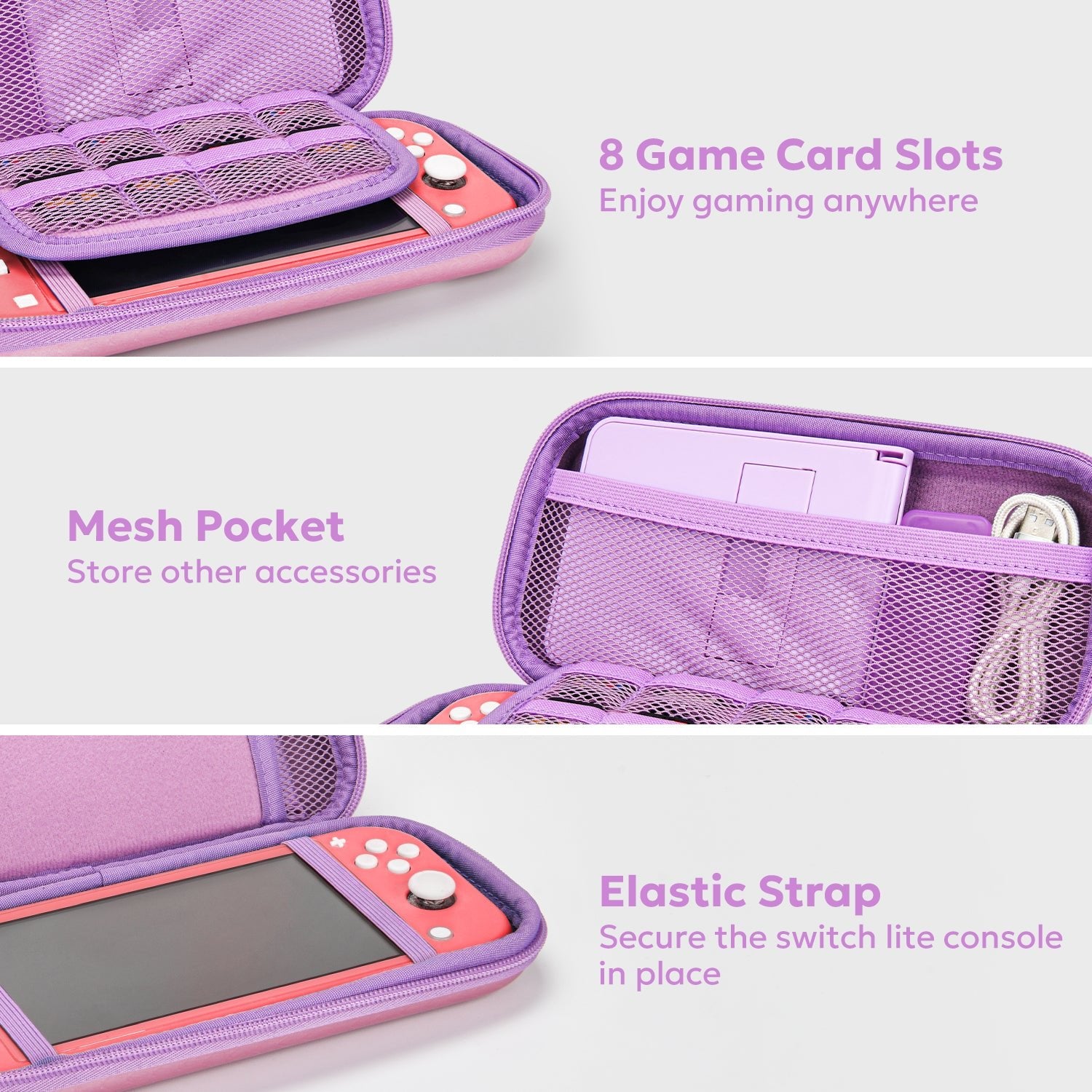 innoAura Nintendo Switch Lite Case, Mermaid Case for NS Switch