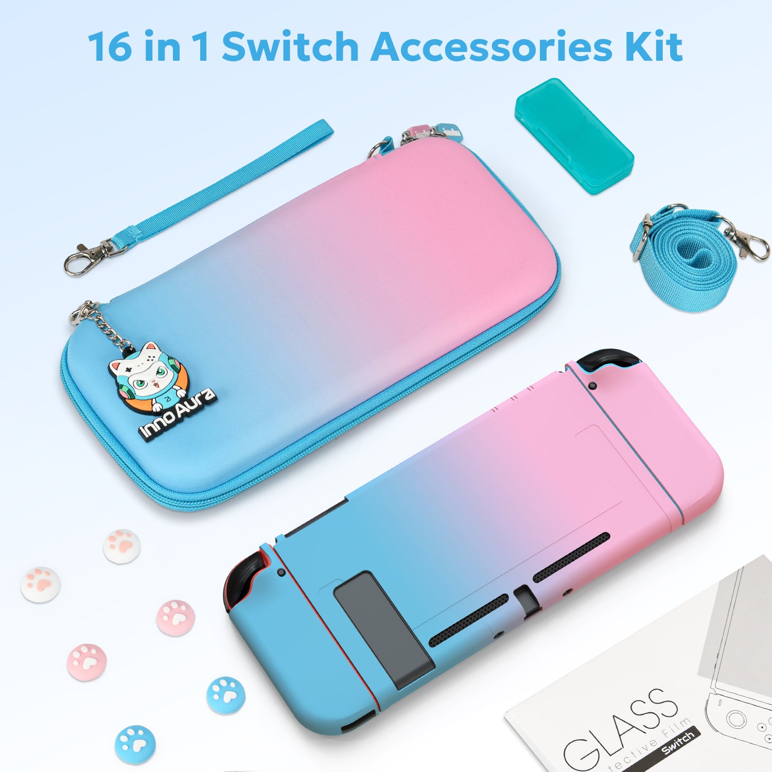 innoAura Switch Carrying Case for Gifts, Gifts Choice Nintendo Switch Case