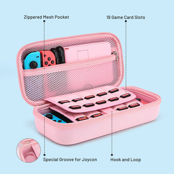 innoAura Cute Hard Switch Carrying Case for Nintendo Switch