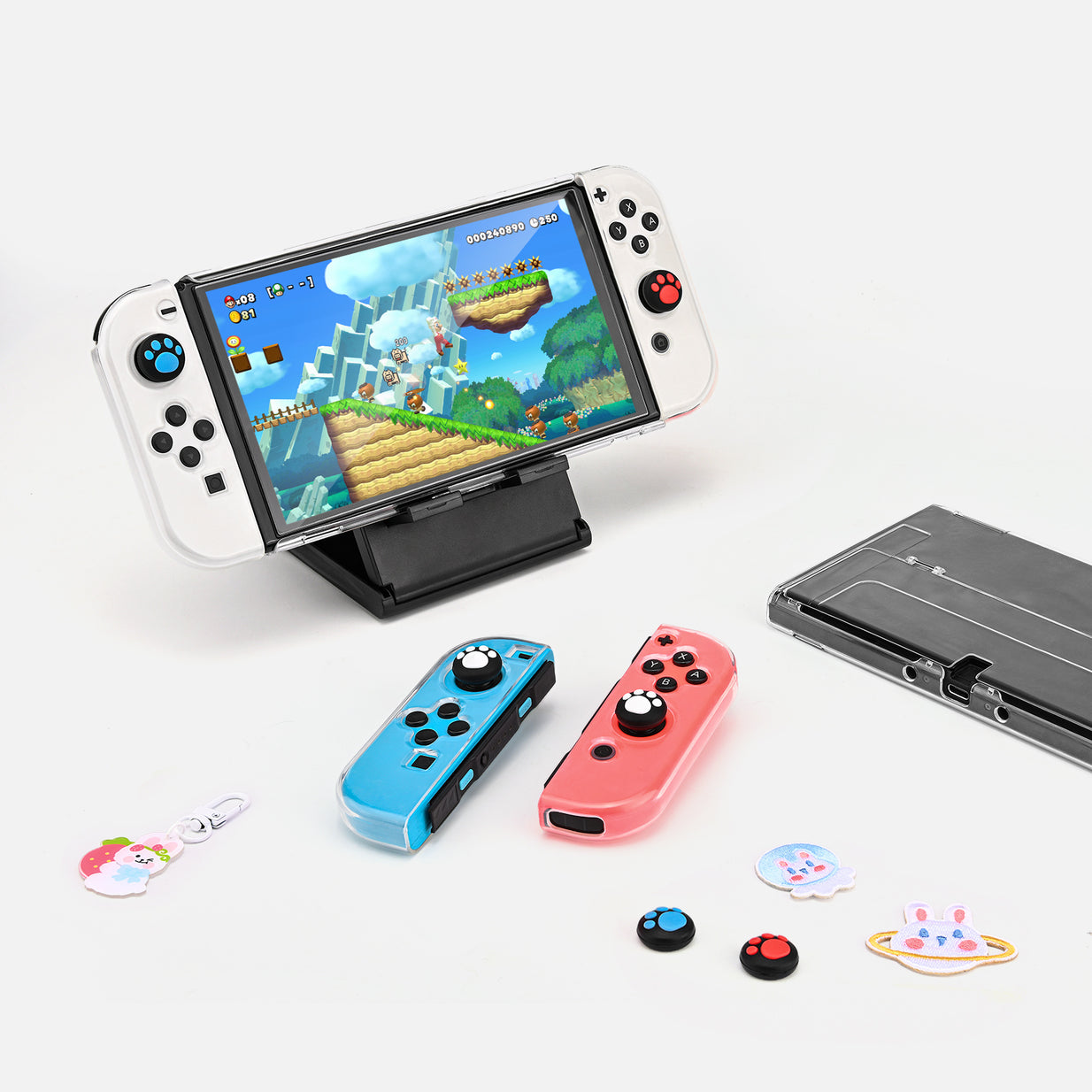 innoAura 18 Accessories OLED Hard Case Carrying Case for Nintendo Switch OLED