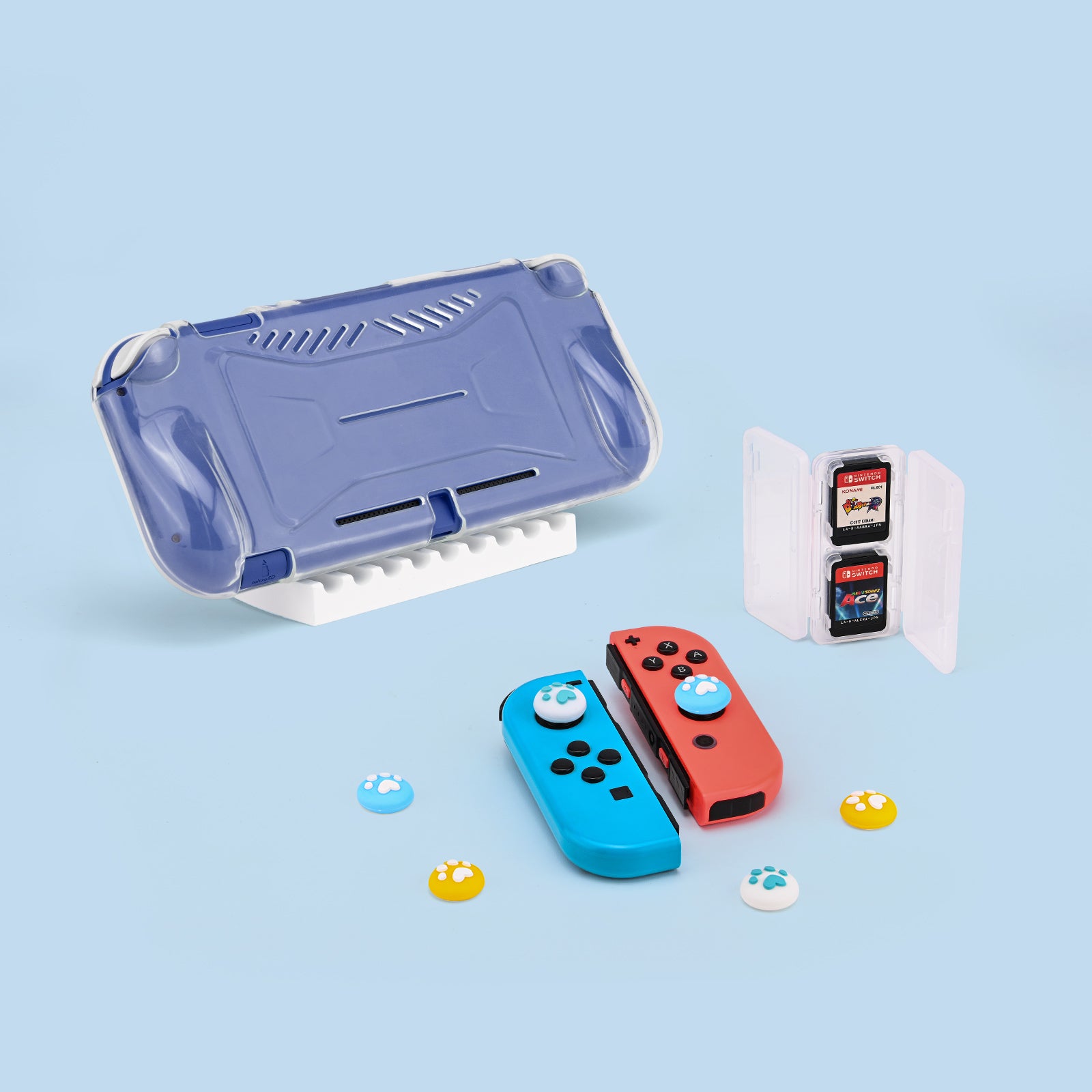 innoAura Nintendo Siwtch Lite Carrying Case with 17 Accessories Switch Lite Cover