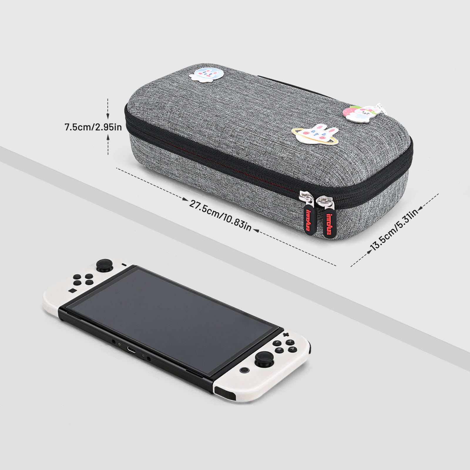 innoAura Carrying Case for Nintendo Switch OLED Gift Choice for Gamer