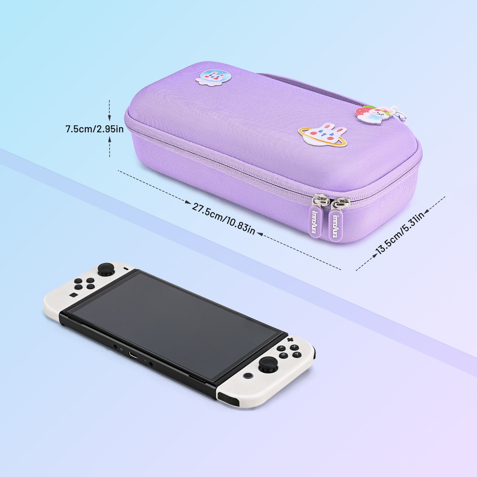 Purple nintendo switch carrying 2024 case