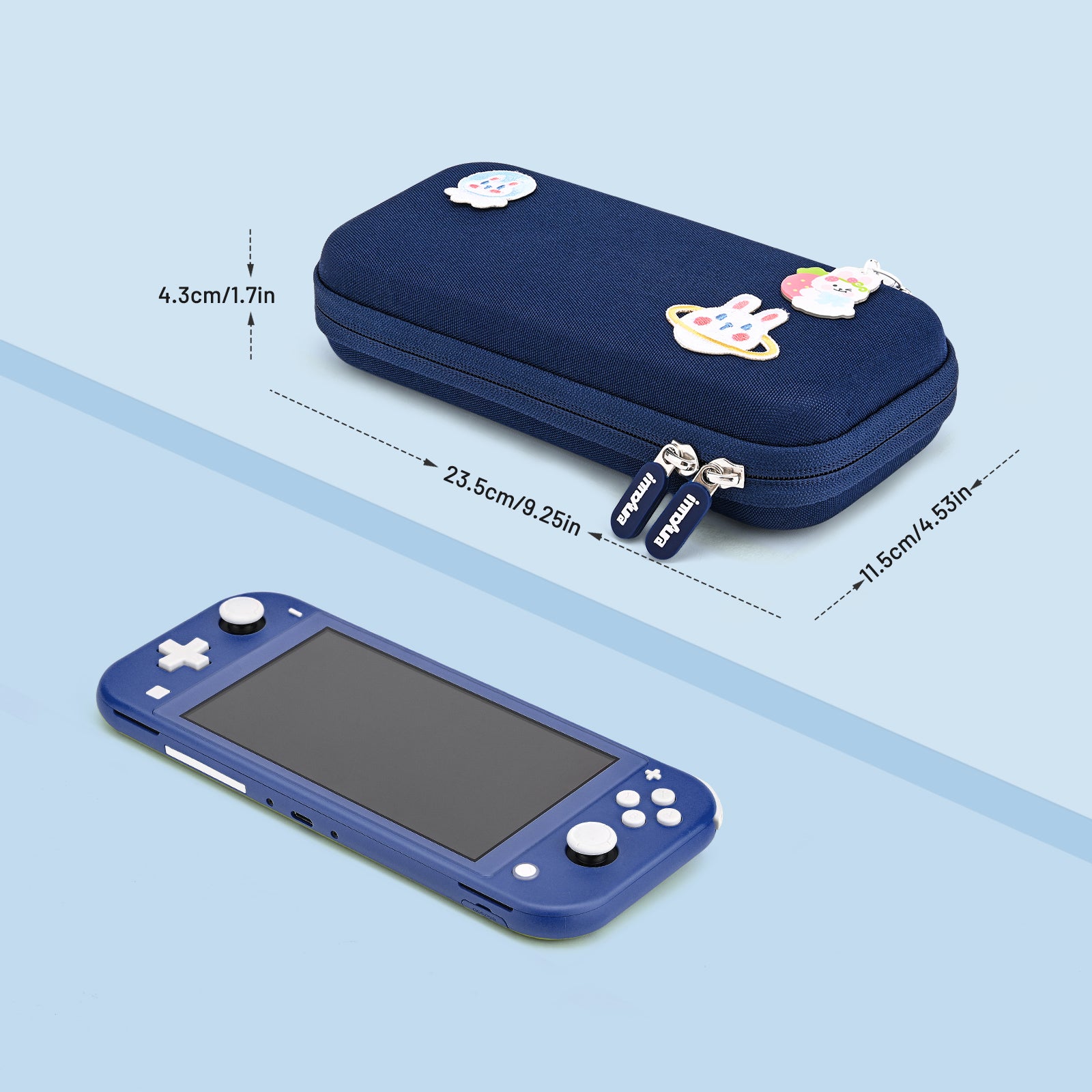 innoAura Nintendo Siwtch Lite Carrying Case with 17 Accessories Switch Lite Cover