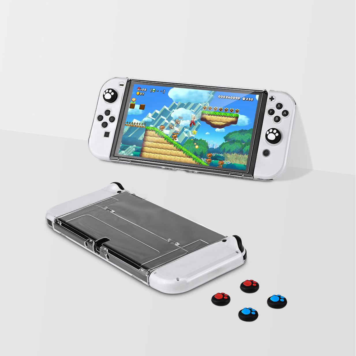 innoAura 18 Accessories OLED Hard Case Carrying Case for Nintendo Switch OLED